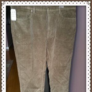 Jos. A. Bank 1905 Men's Khaki Corduroy Pants Size 38 x 29 NEW with Tag